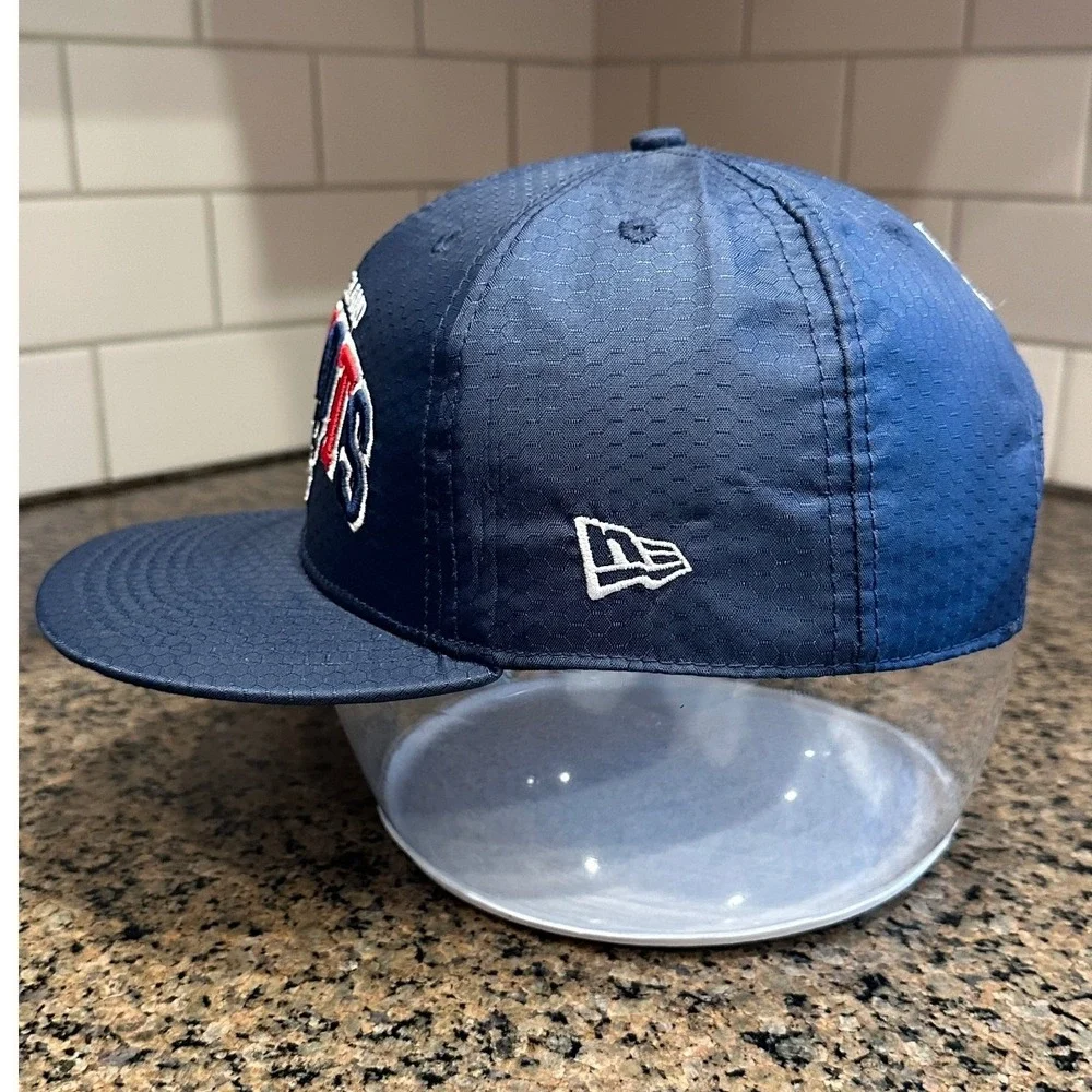 New England Patriots New Era 9FIFTY Snapback Hat OSFM Navy Blue‎ Polyester